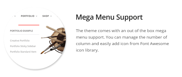 mega menu