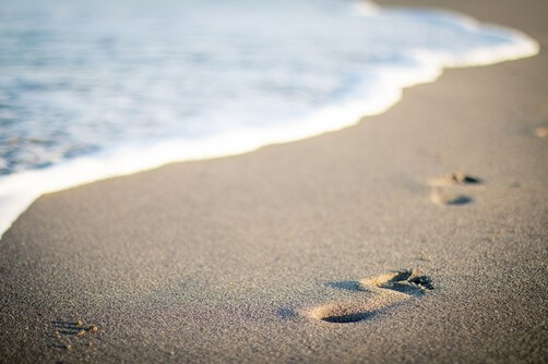Sand footprint